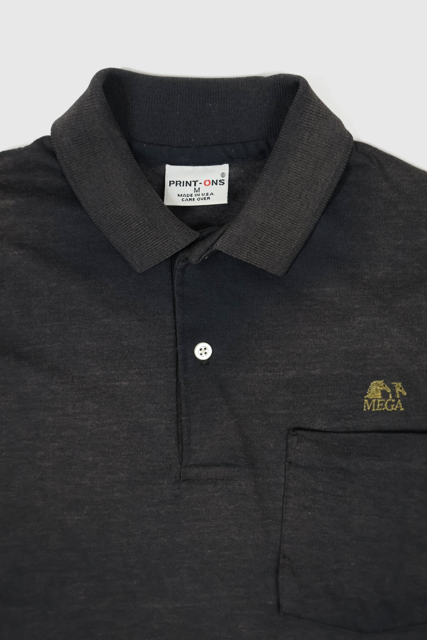 Vintage Embroidered Horse Polo