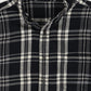 Vintage Black Plaid Button-Down Shirt  Image 2
