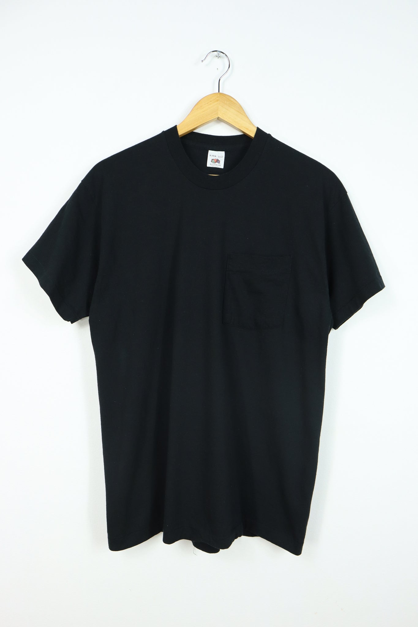 Vintage Solid Black Tee