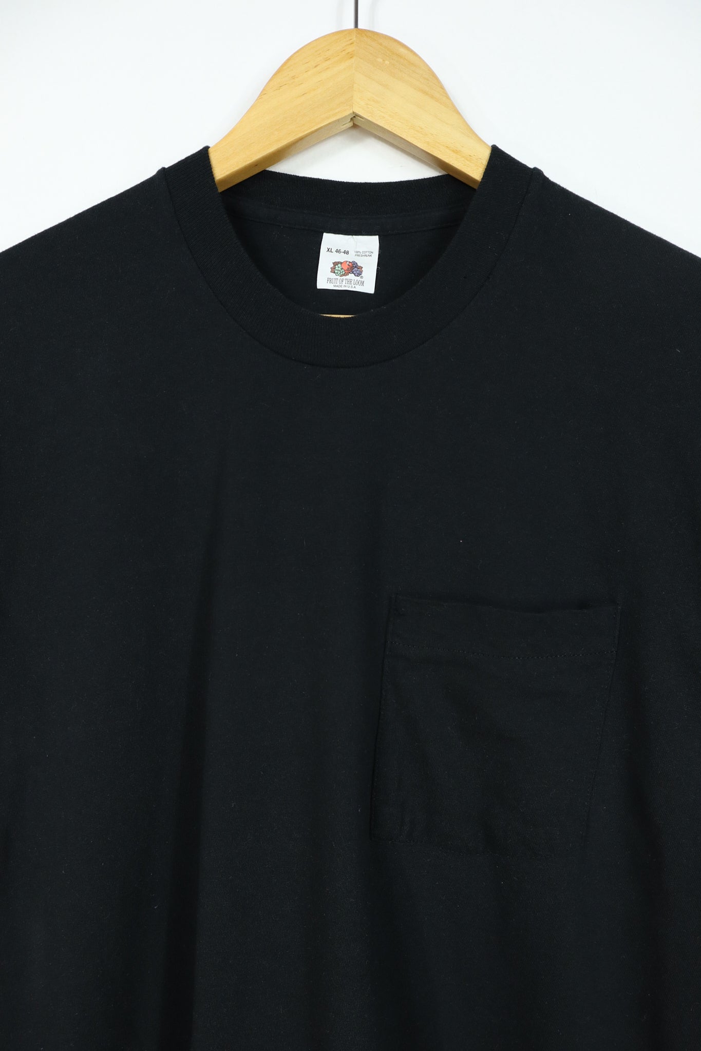 Vintage Solid Black Tee