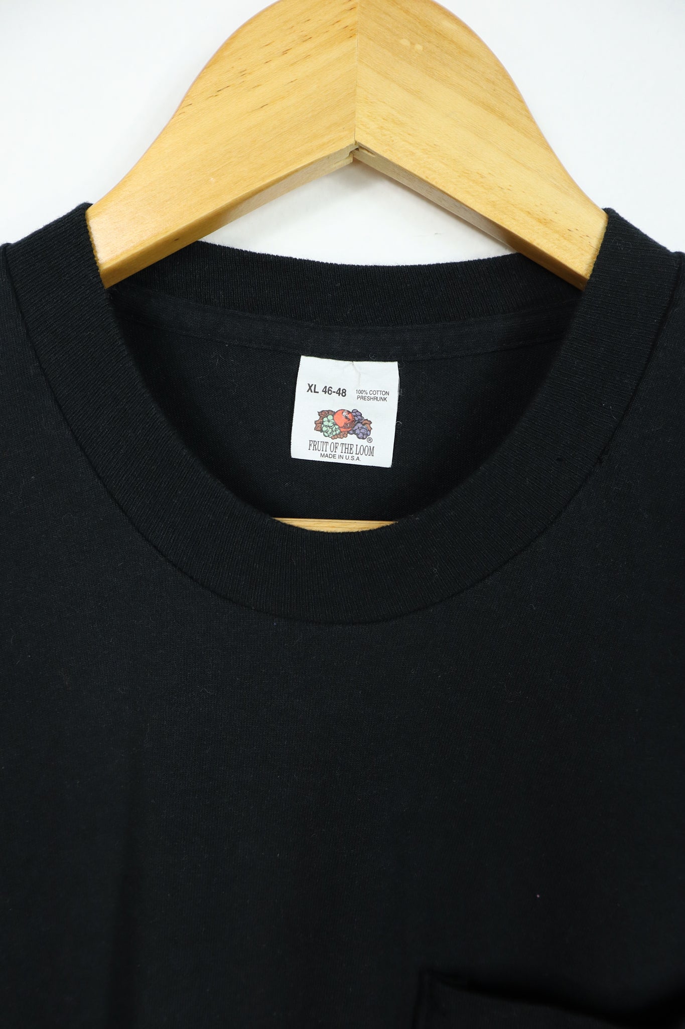 Vintage Solid Black Tee