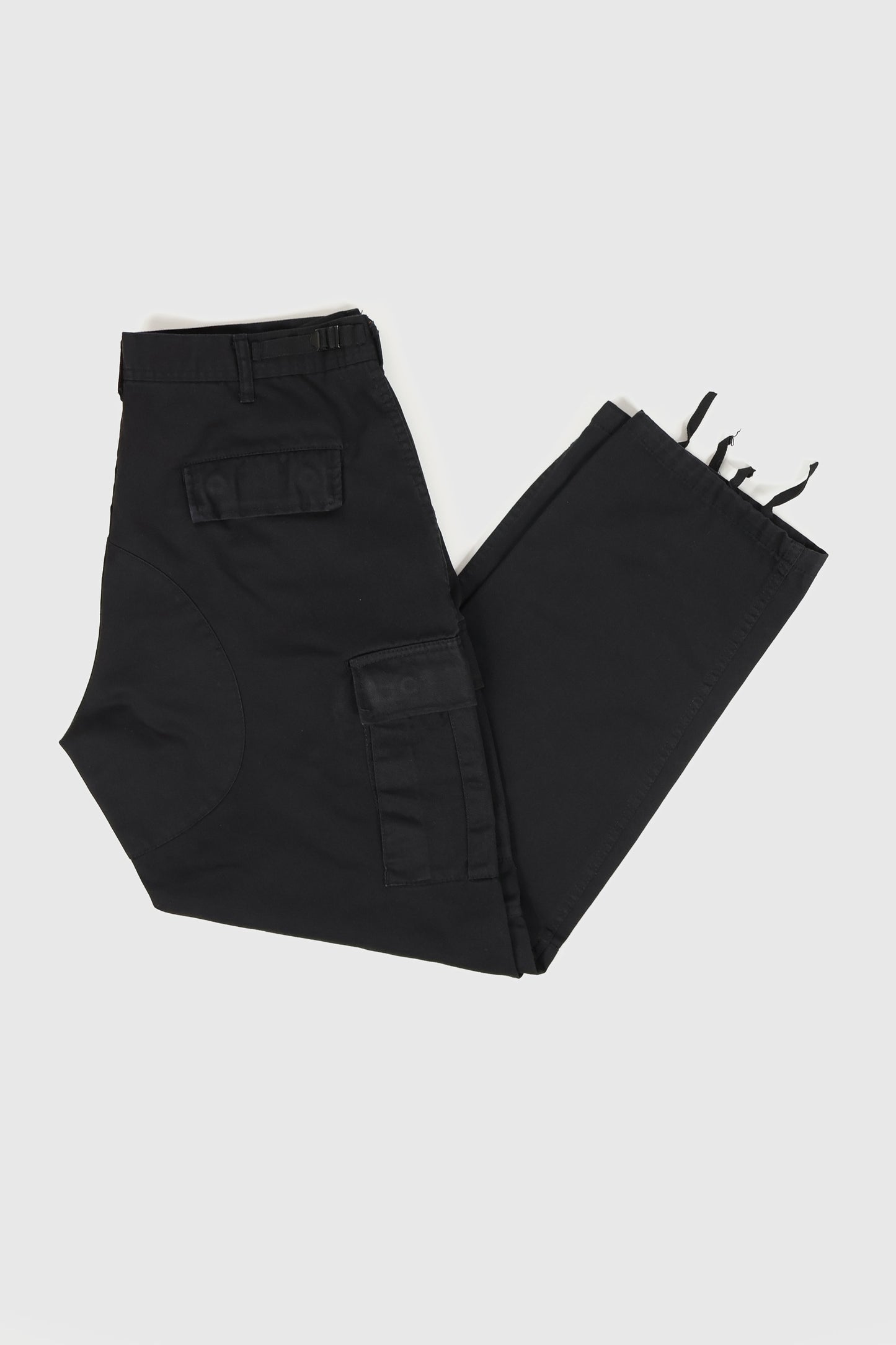 Vintage Black Utility Cargo Pants 01 Image 4