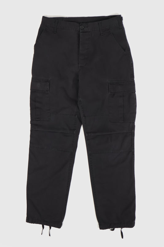 Vintage Black Utility Cargo Pants 02 Image 0