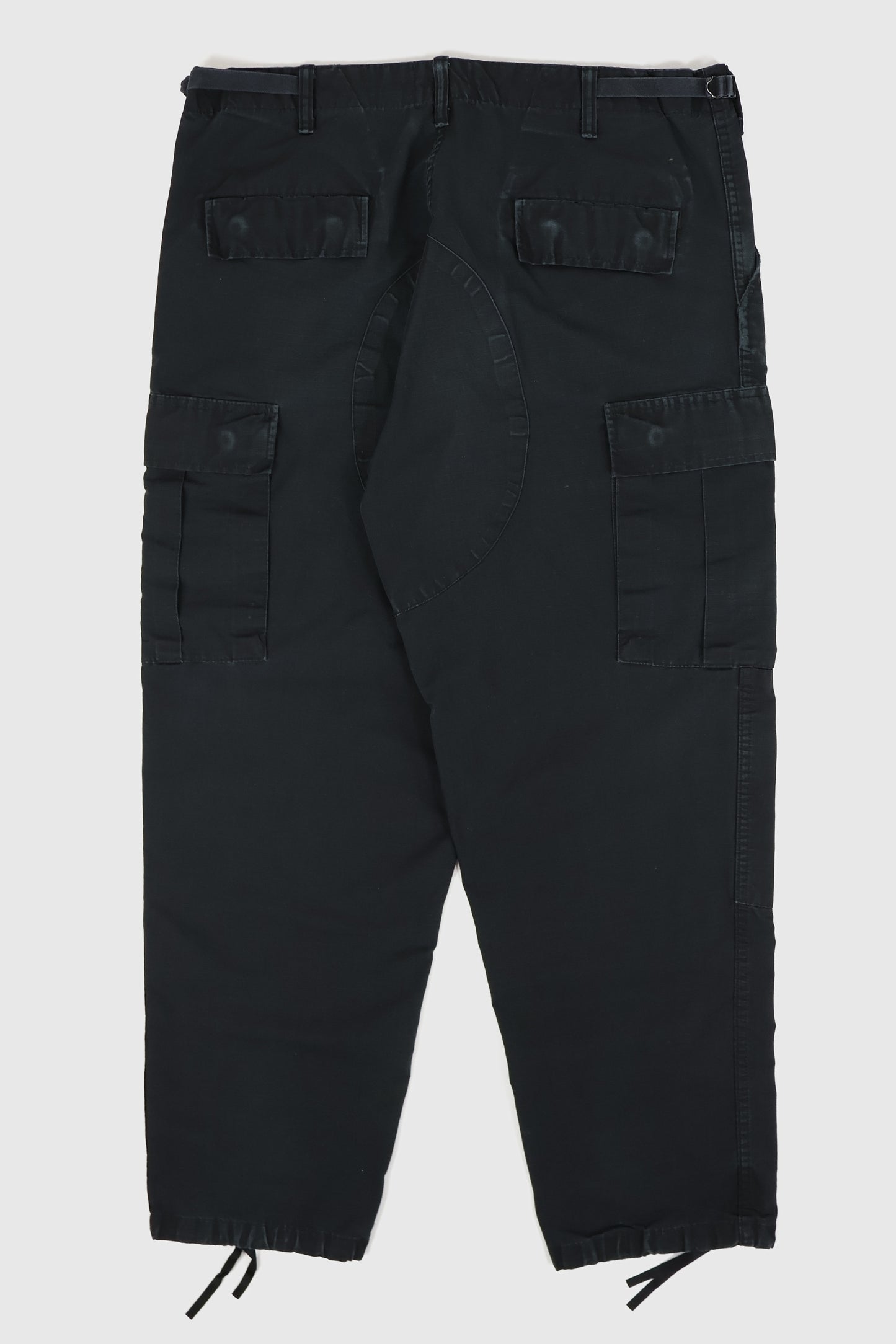 Vintage Black Utility Cargo Pants 03 Image 1