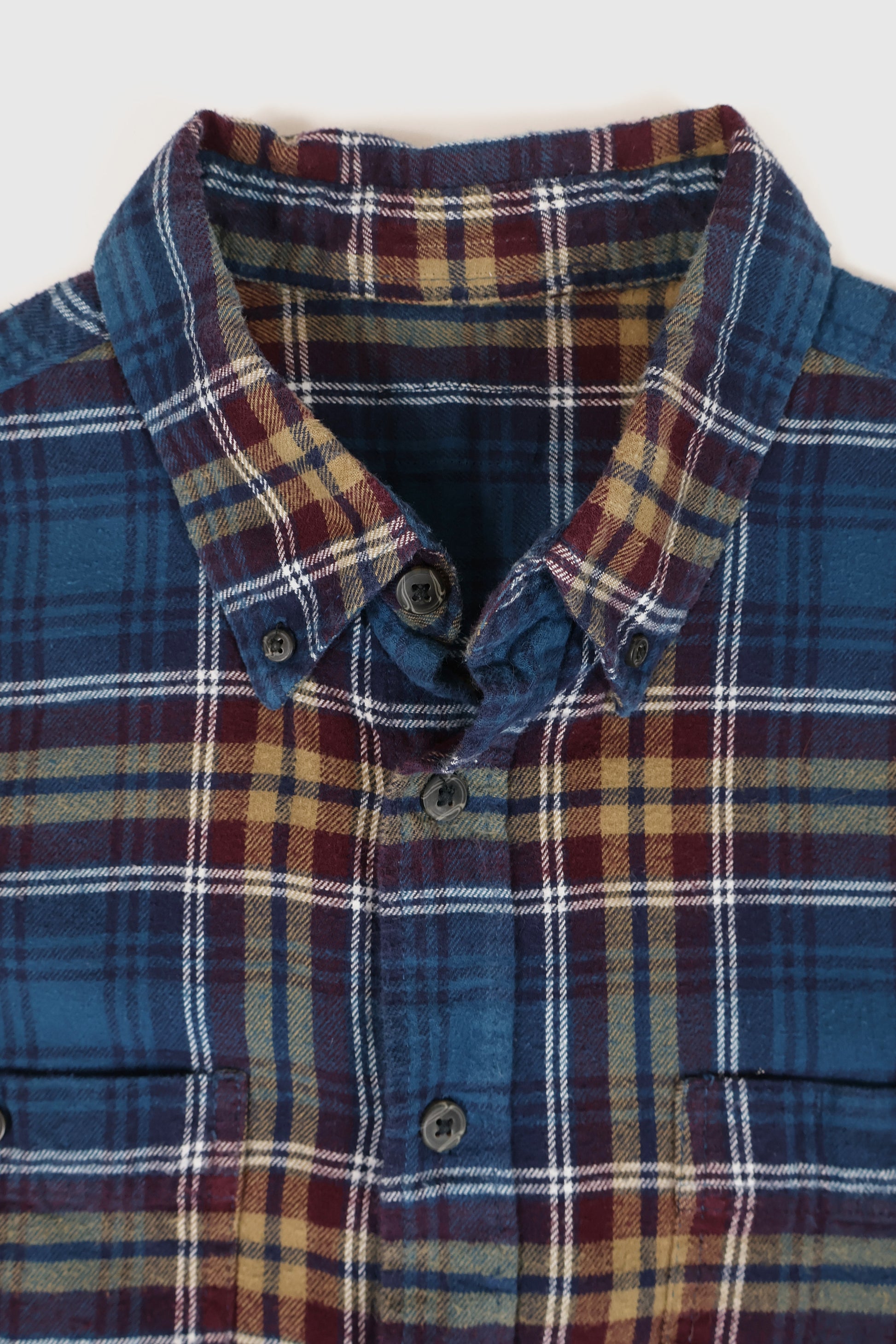 Vintage Flannel Button-Down Shirt Image 1
