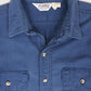 Vintage Blue Flannel Button-Down Shirt Image 2