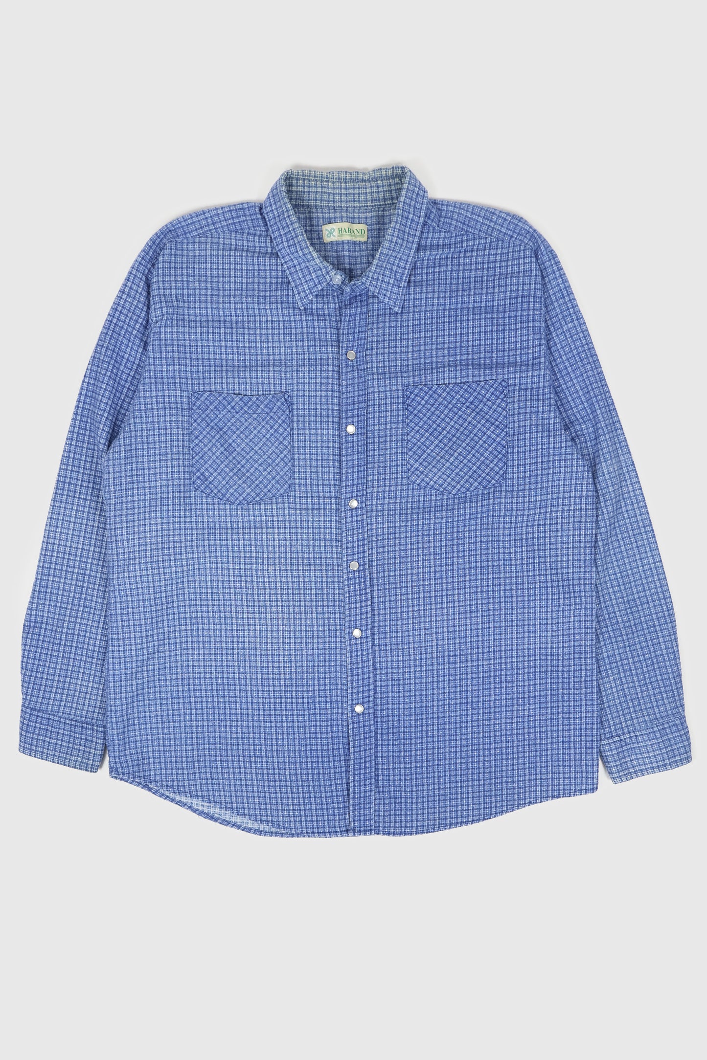 Vintage Snap Button Flannel Shirt Image 0