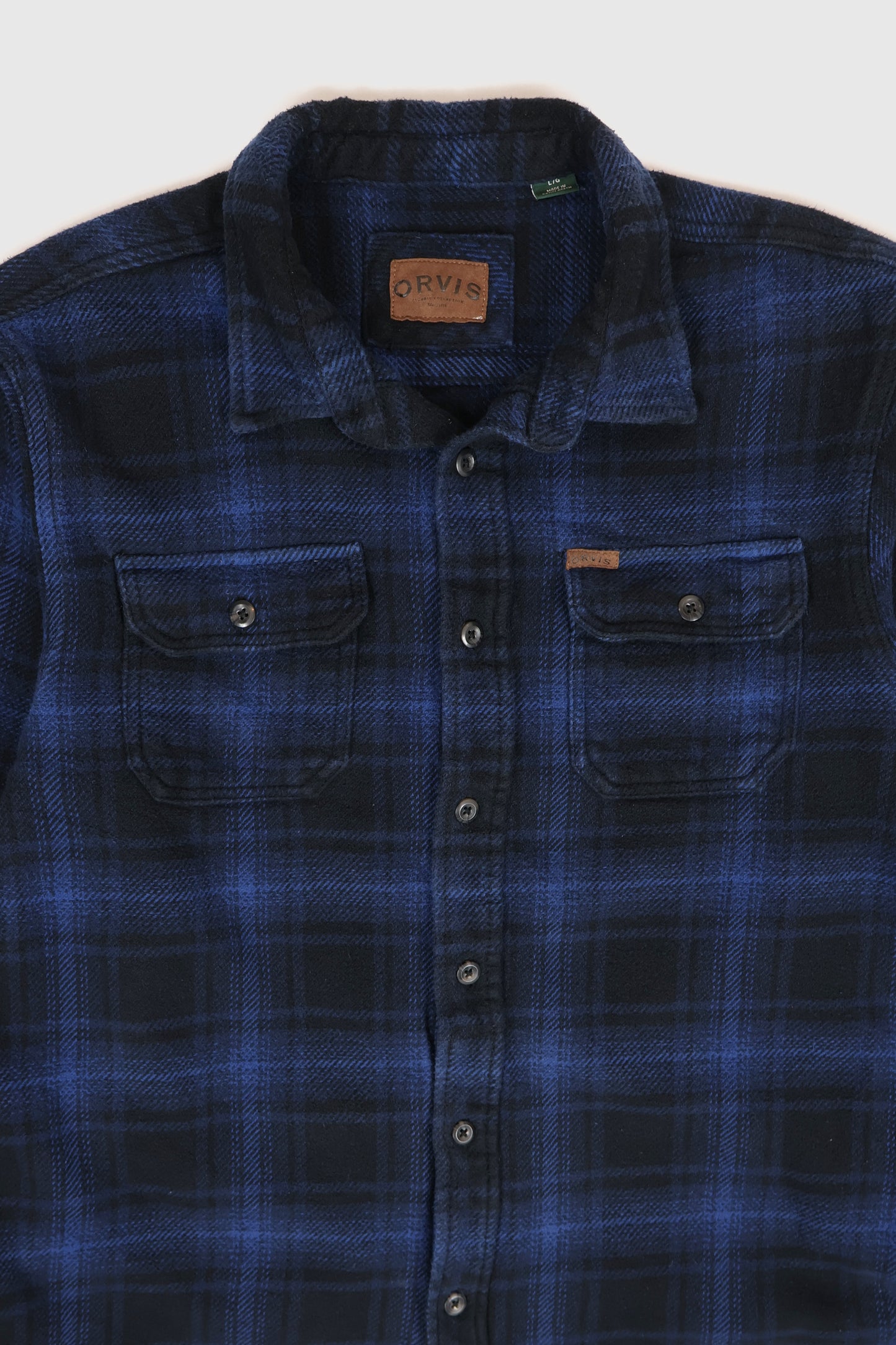 Vintage Orvis Heavyweight Button-Down Shirt Image 1