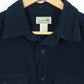 L.L. Bean Navy Flannel Button-Down Shirt