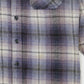Vintage Blue Plaid Button-Down Shirt