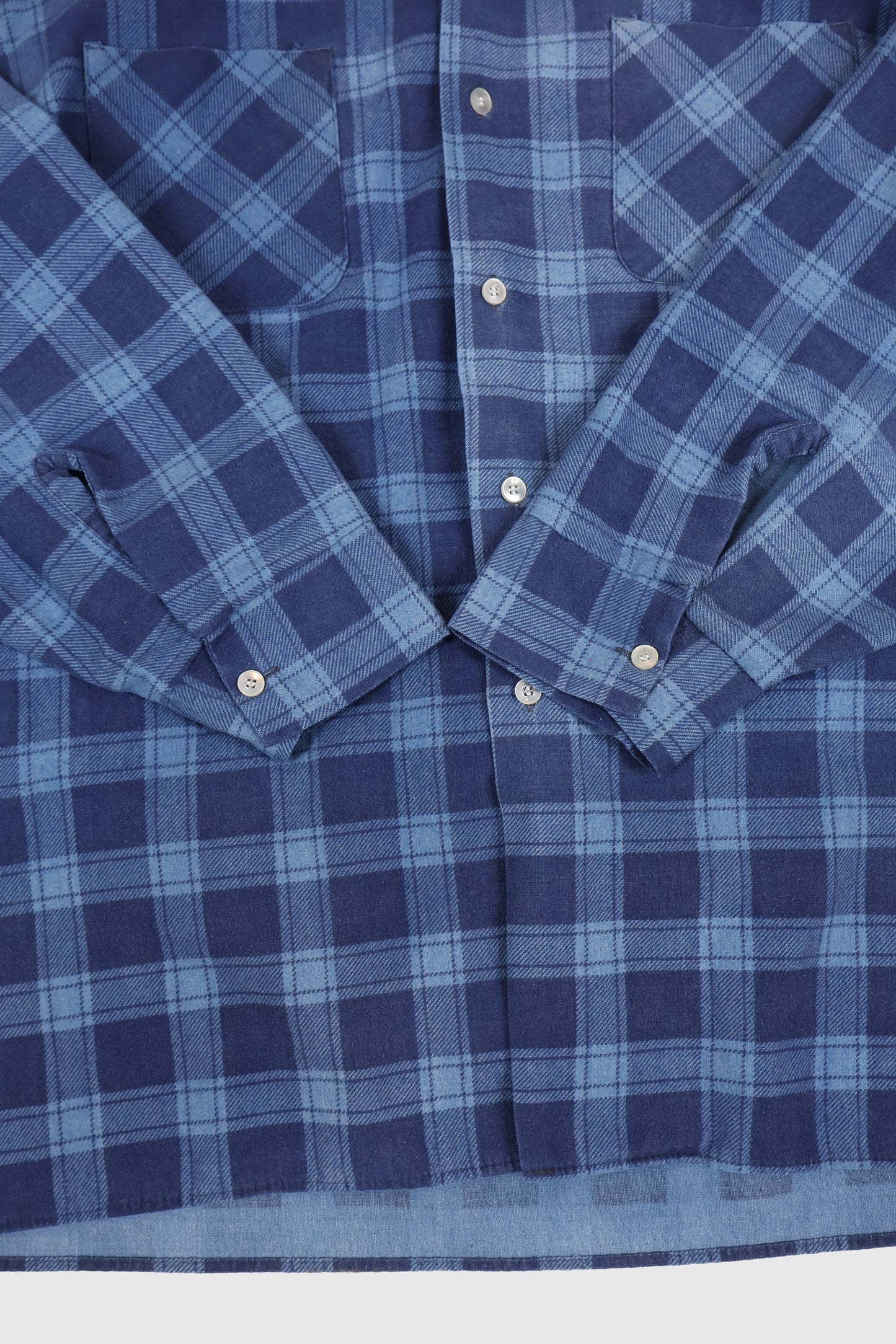 Vintage Flannel Button-Down Shirt Image 3