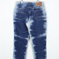 Reworked Levi's 512 Bleached Jeans
