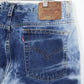 Reworked Levi's 512 Bleached Jeans