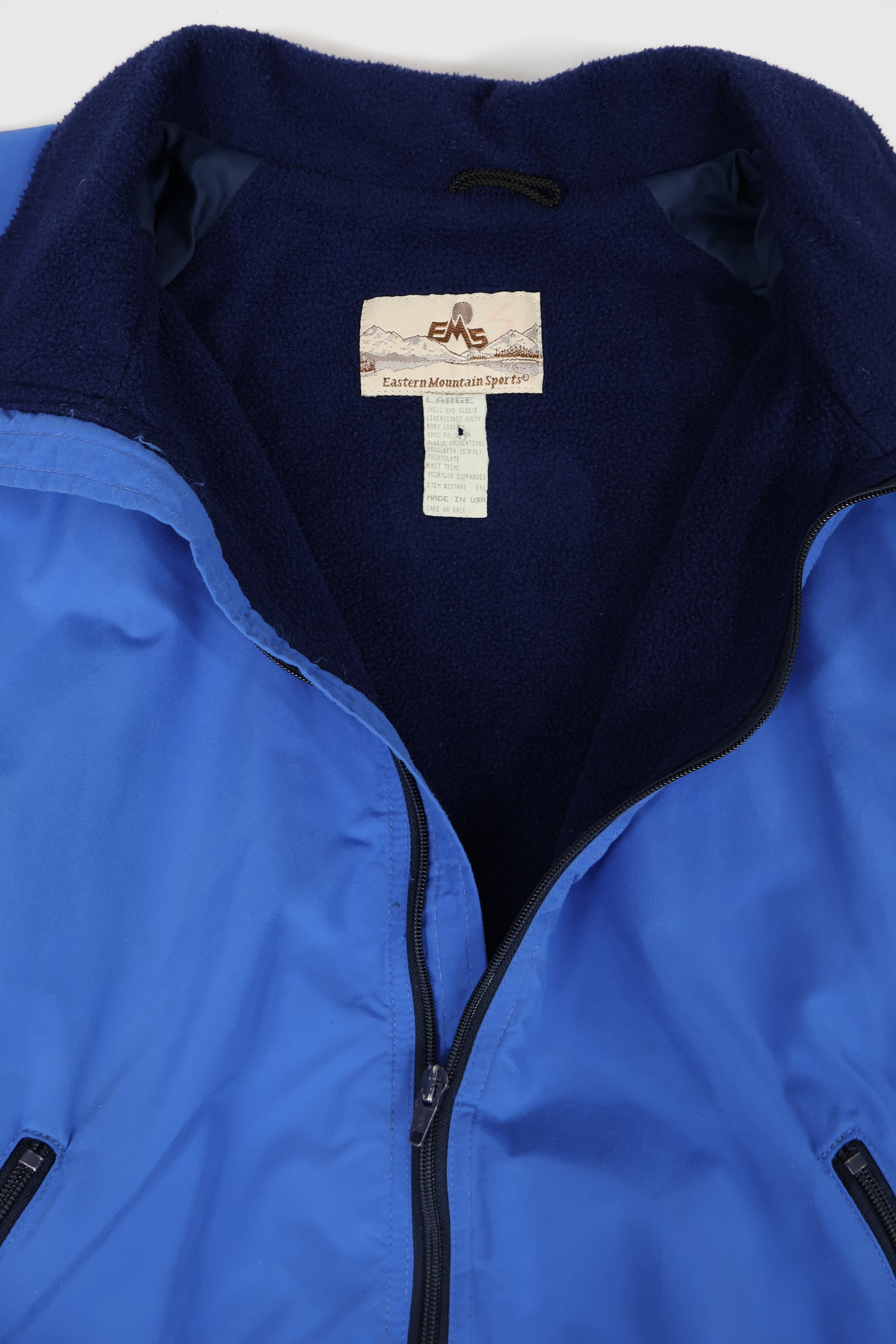 Vintage Eastern Mountain Sports Fleece Lined Jacket Image 2