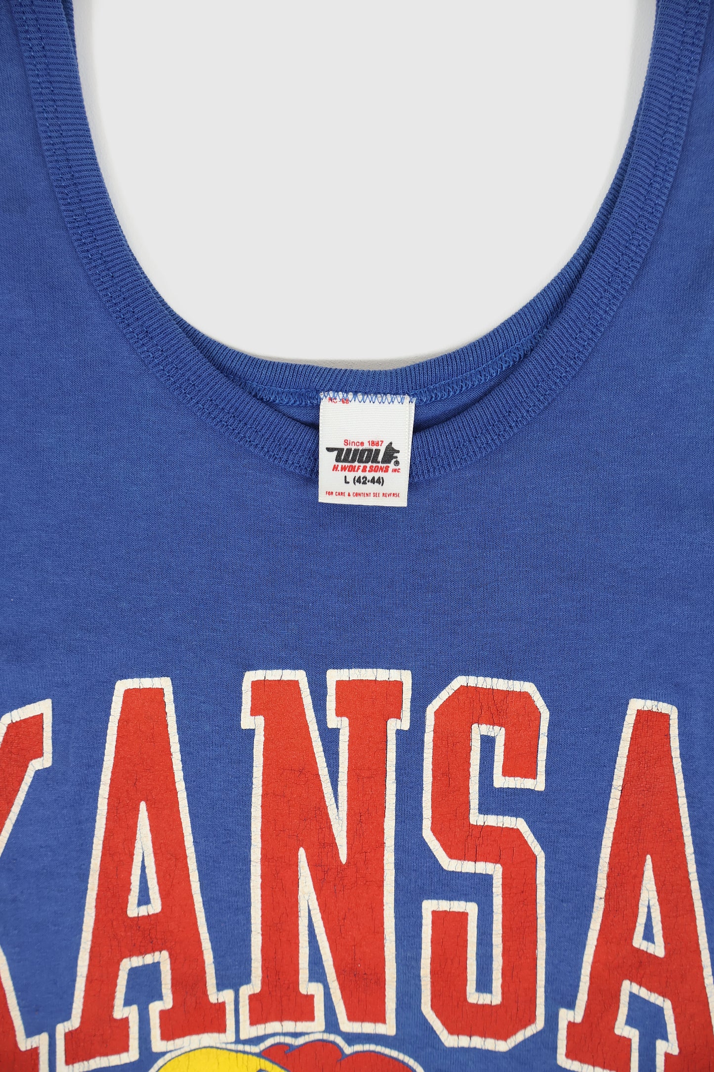 Vintage Kansas Jayhawks Tank Top Image 2