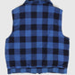 Vintage Blue Plaid Vest Image 1