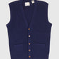 Vintage Navy Sweater Vest Image 0