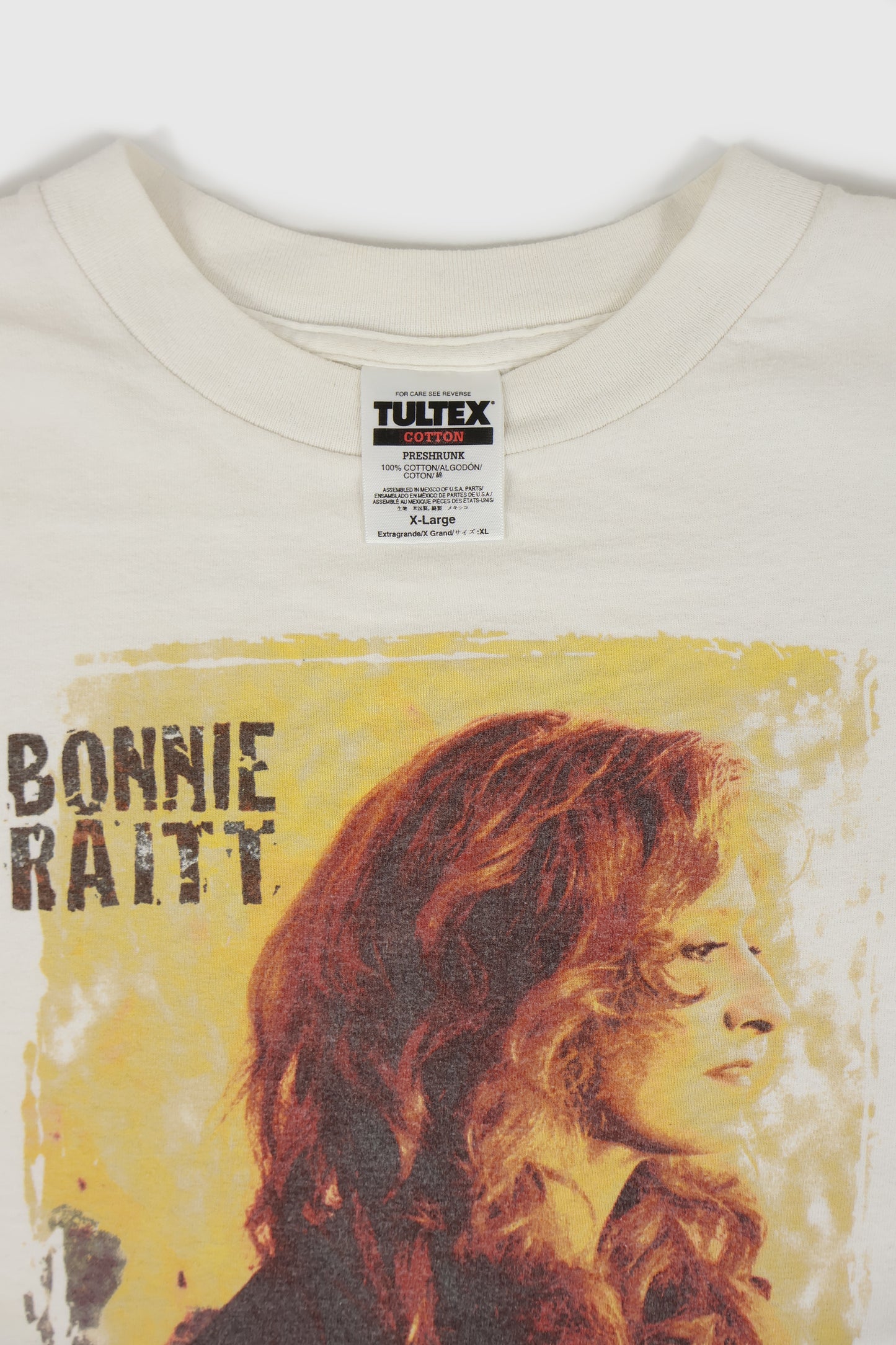 Vintage Bonnie Raitt Fundamental Tour Tee Image 3