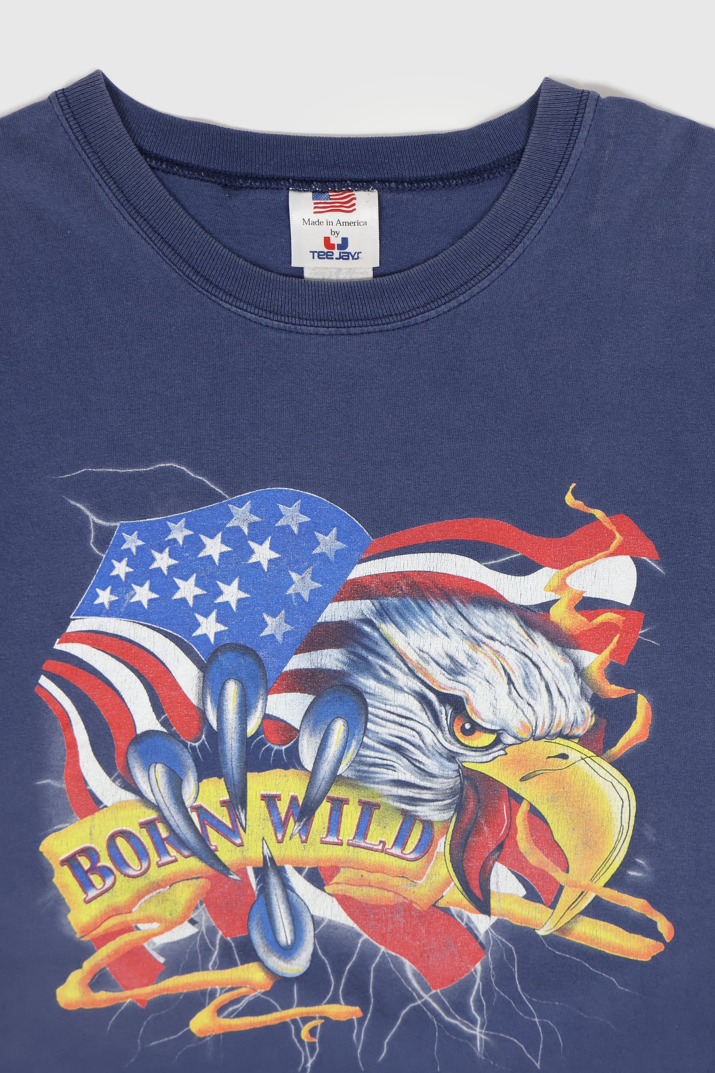 Vintge Born Wild Eagle Tee