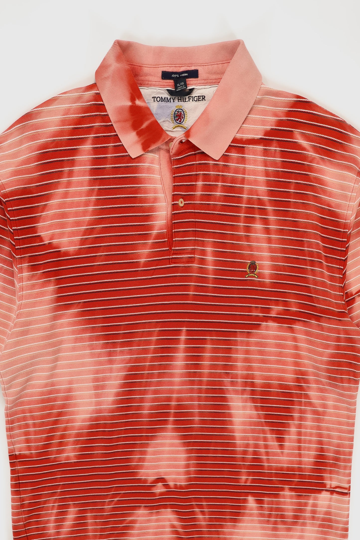 Reworked Tommy Hilfiger Bleached Polo