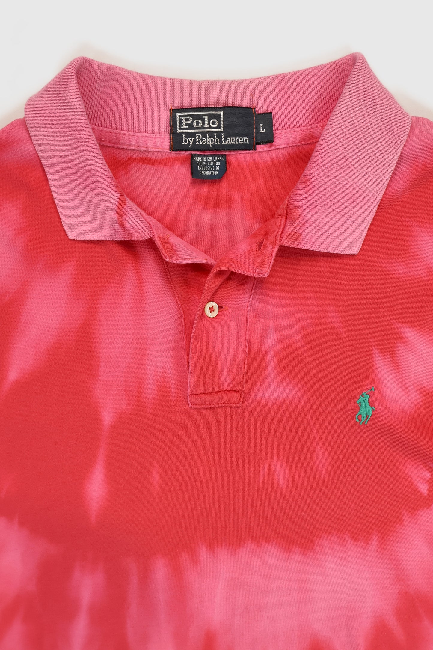Reworked Bleached Ralph Lauren Polo
