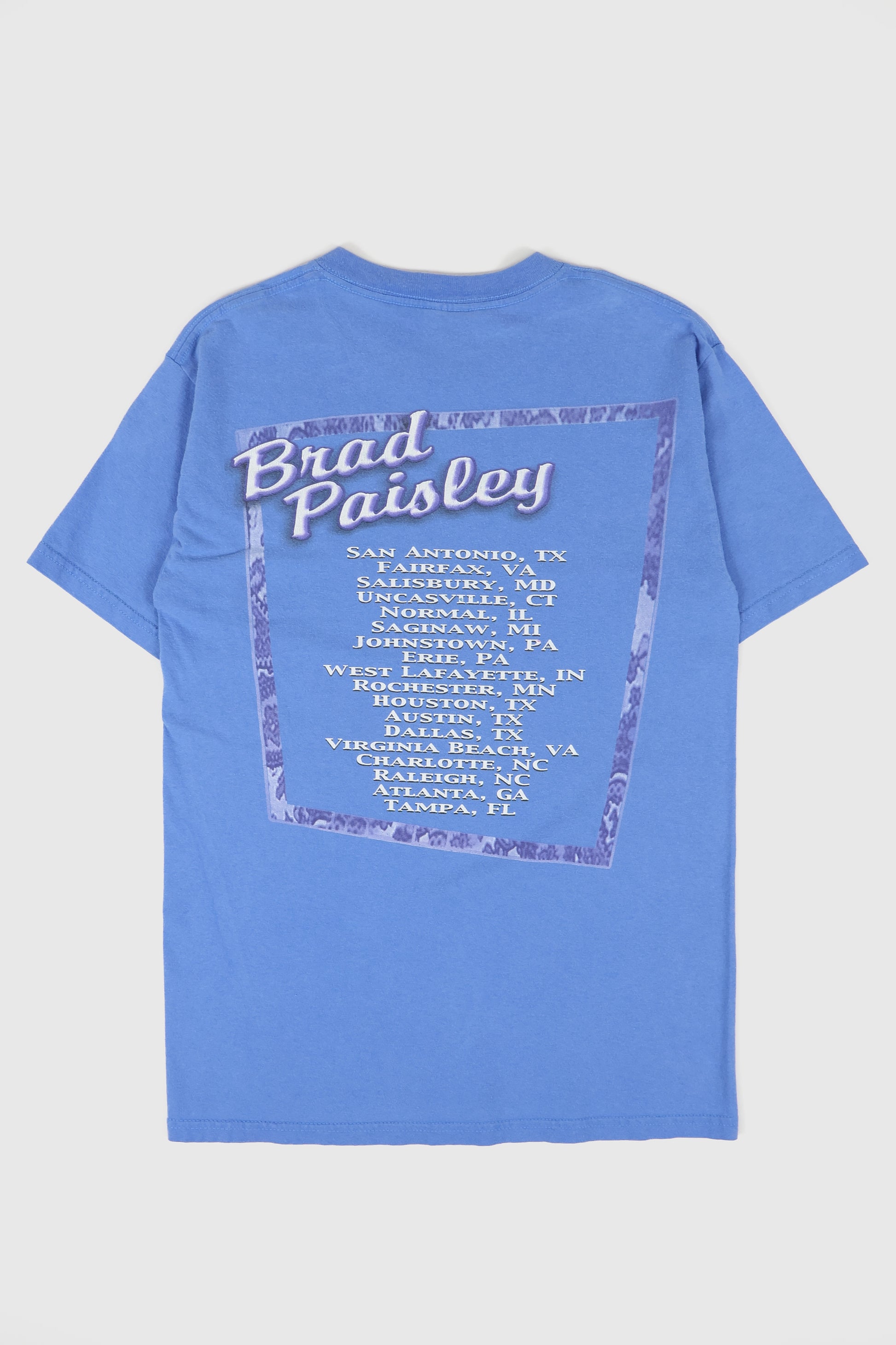 Vintage Brad Paisley Tour Tee Image 1