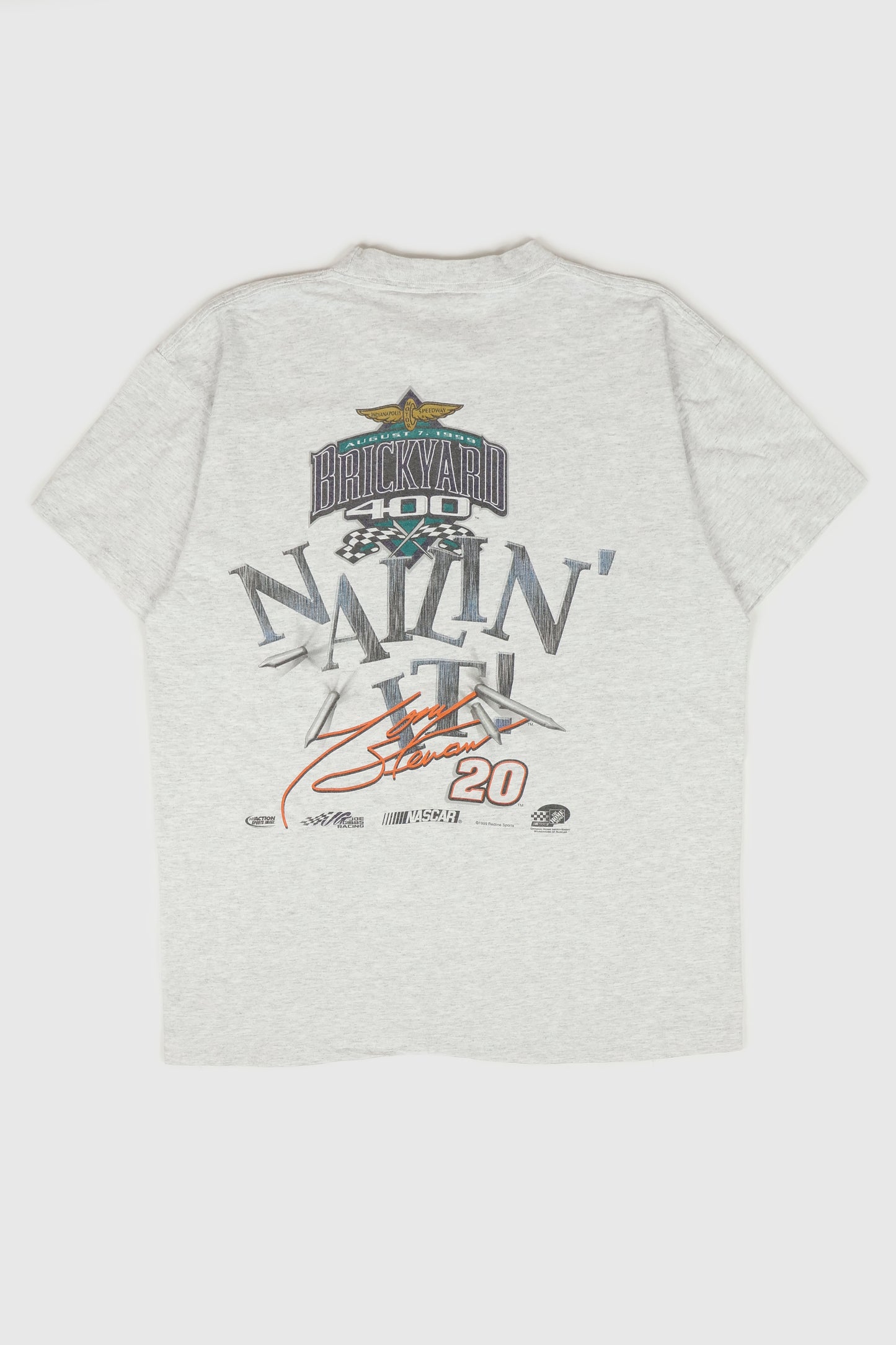 Vintage Tony Stewart 1999 Brickyard NASCAR Tee Image 1