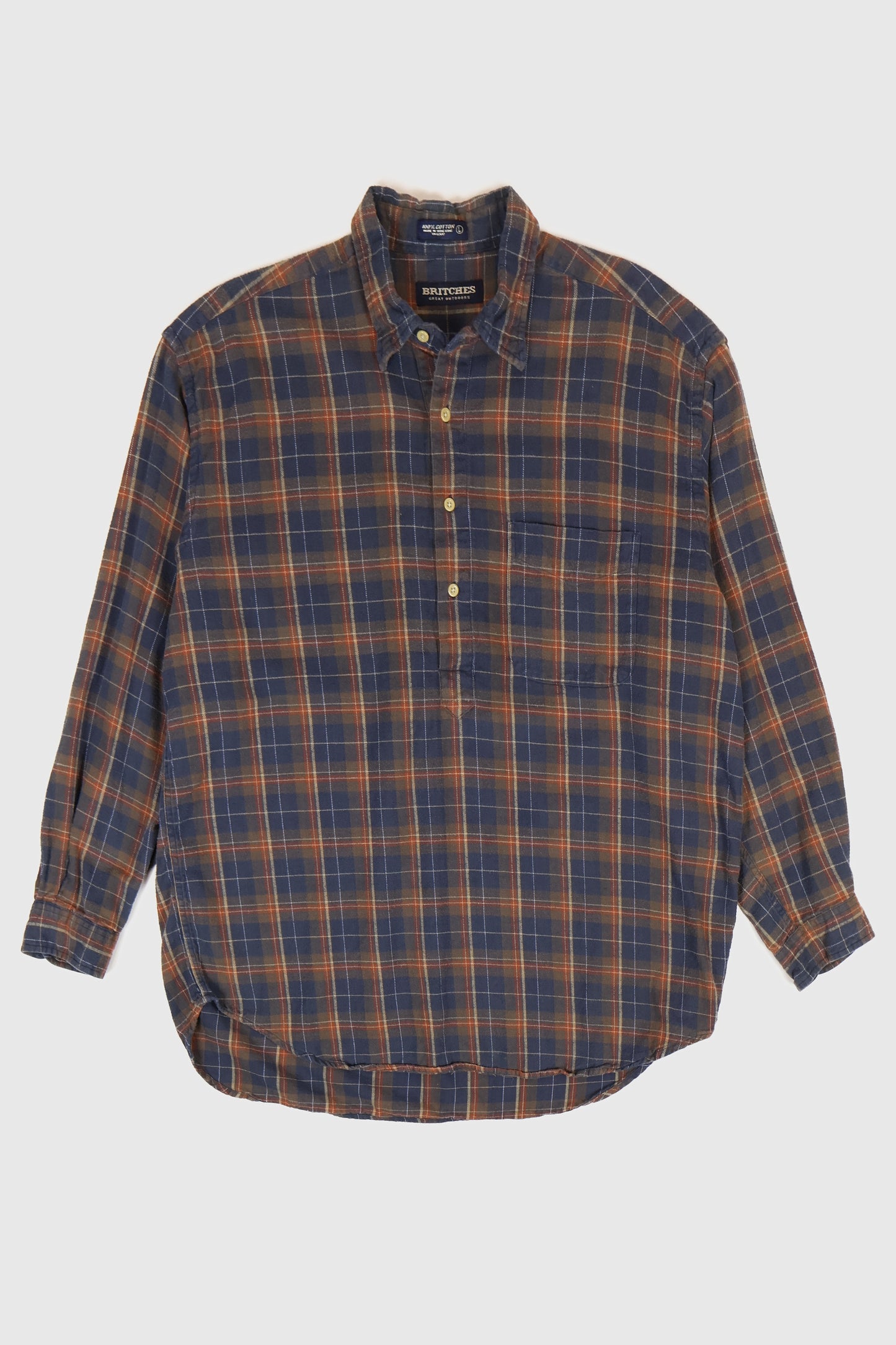 Vintage Flannel Pullover Shirt Image 0