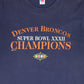 Vintage Denver Broncos 1998 Super Bowl XXXII Champions Tee Image 1