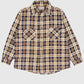 Vintage Brown Plaud Button-Down Shirt