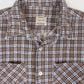 Vintage Plaid Flannel Button-Down Shirt Image 2