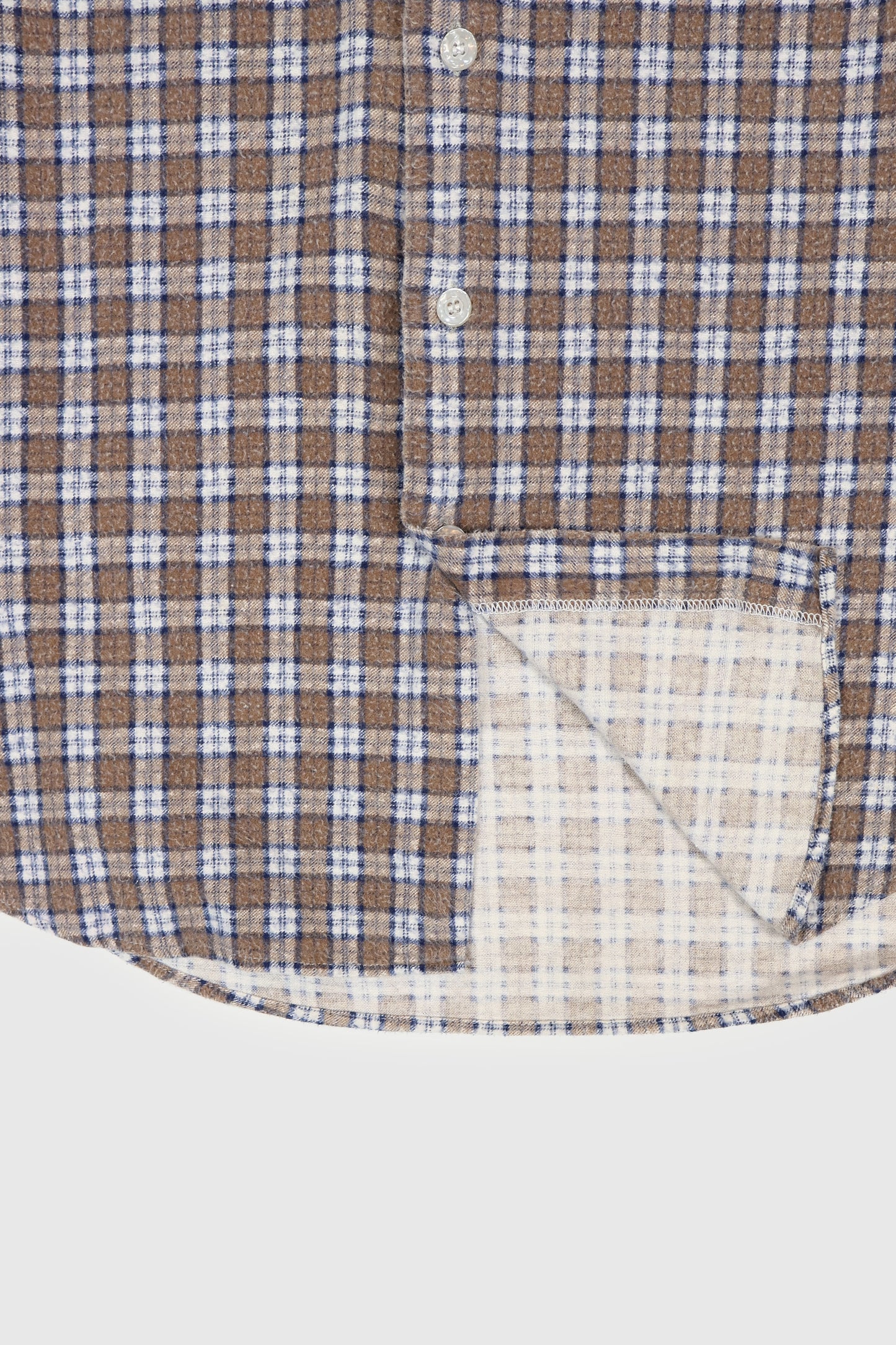 Vintage Plaid Flannel Button-Down Shirt Image 3