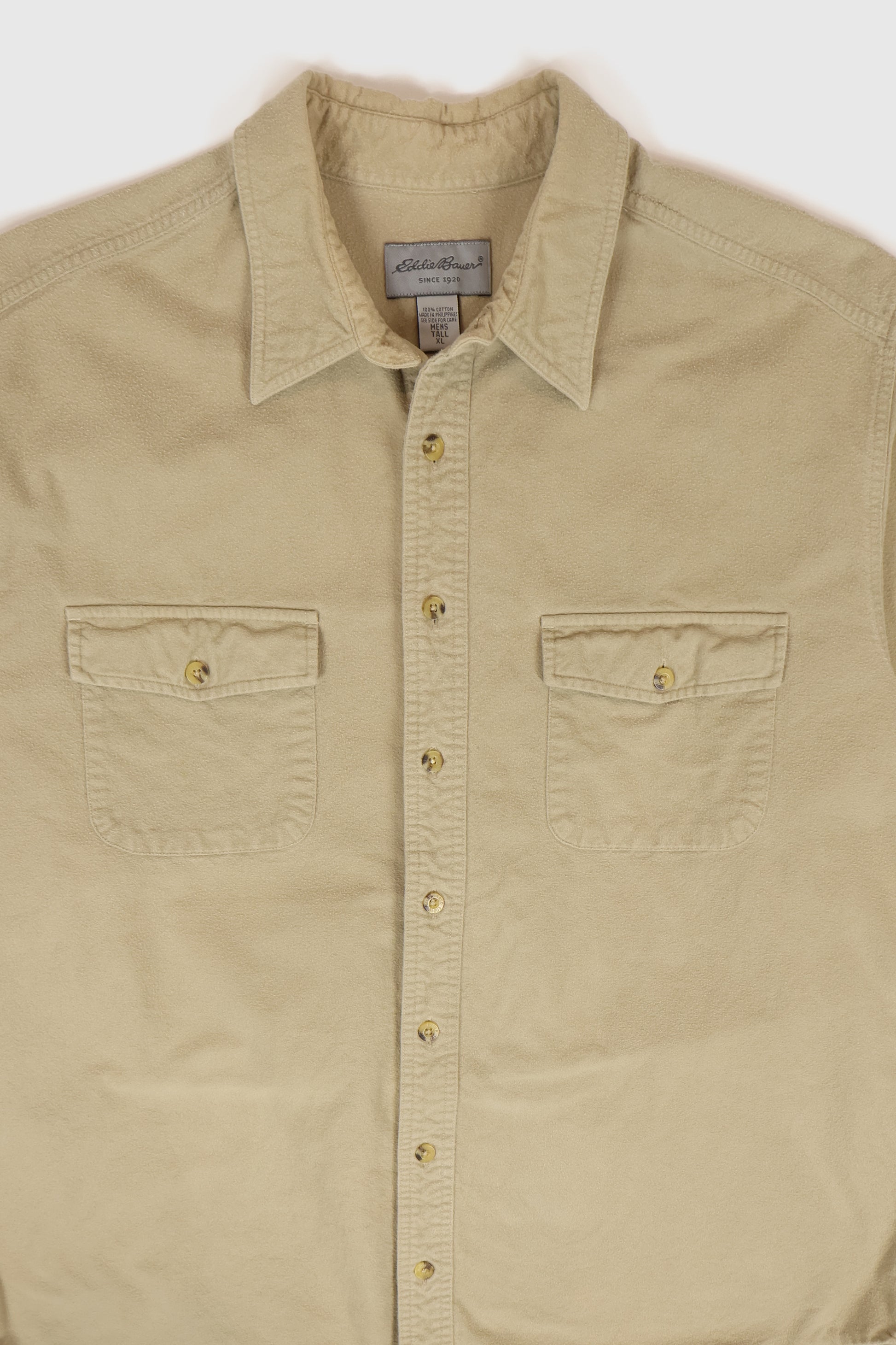 Vintage Eddie Bauer Flannel Button-Down Shirt Image 1