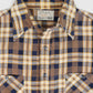 Vintage Brown Plaud Button-Down Shirt