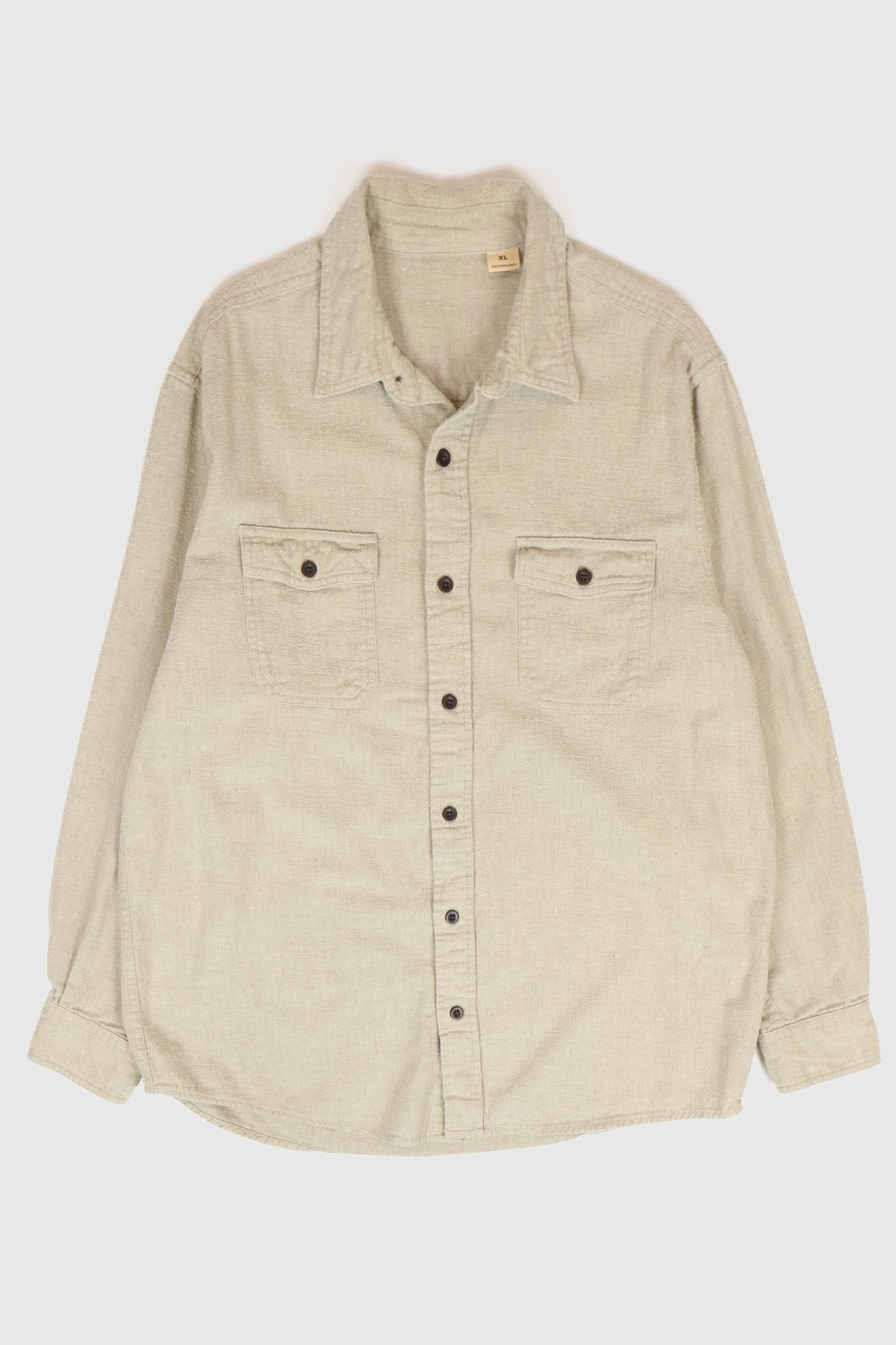 Vintage Flannel Button-Down Shirt Image 0