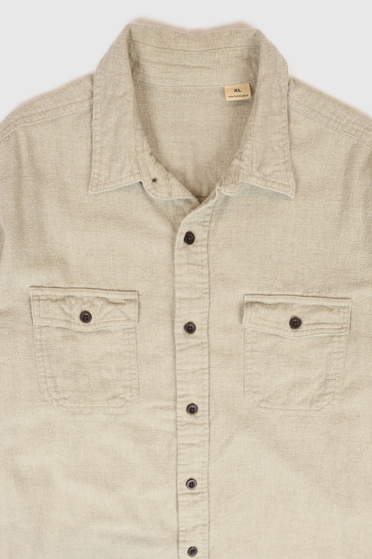 Vintage Flannel Button-Down Shirt Image 1