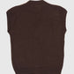 Vintage Brown Cardigan Sweater Vest Image 3