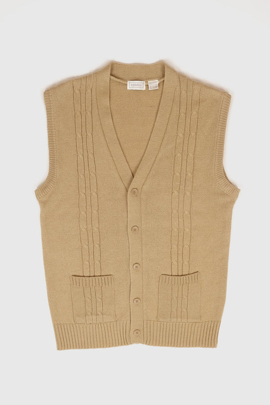 Vintage Cardigan Sweater Vest 02 Image 0