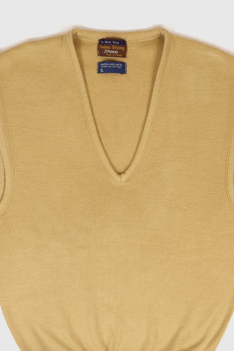 Vintage Brown Sweater Vest