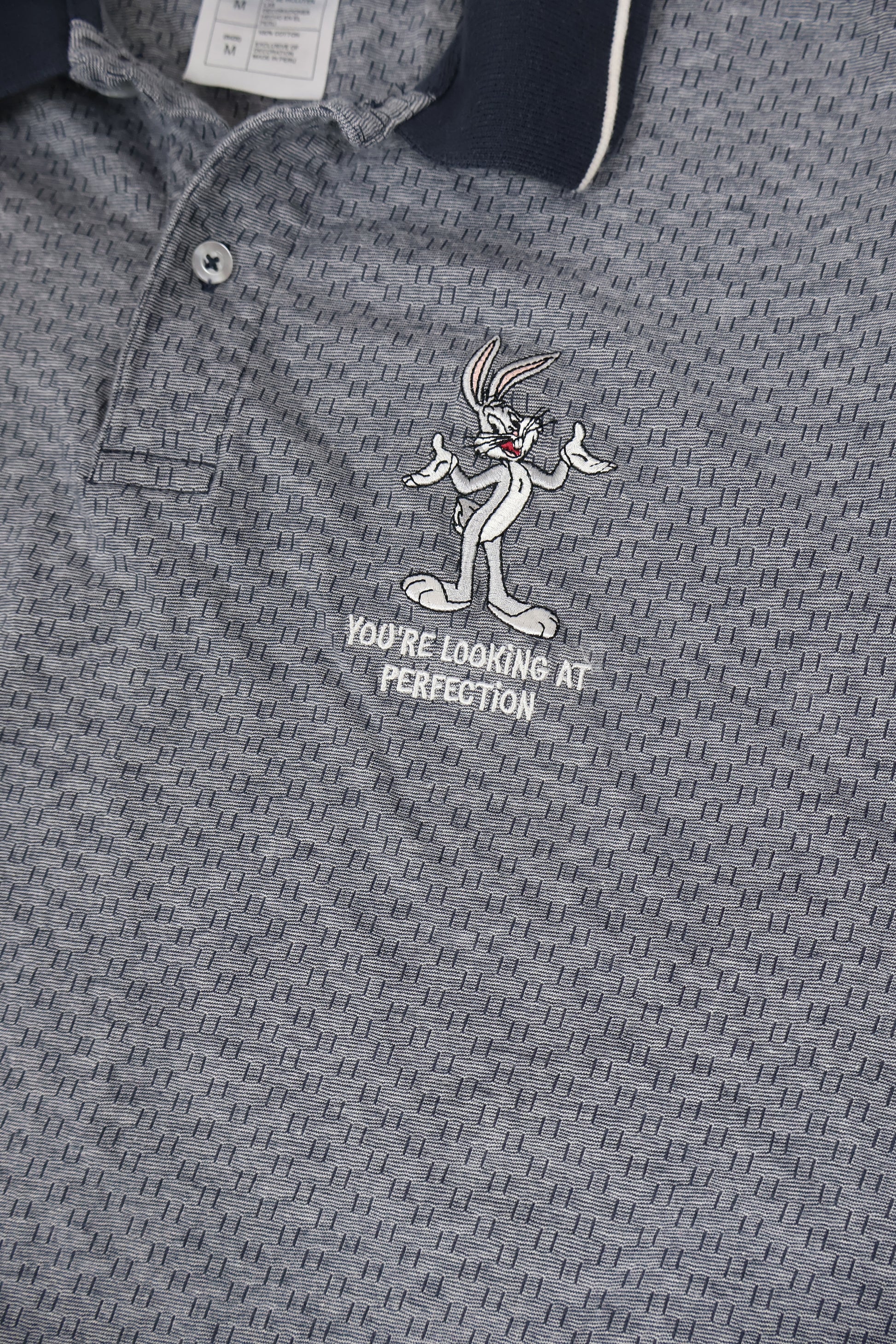 Vintage Bugs Bunny Polo Shirt Image 4