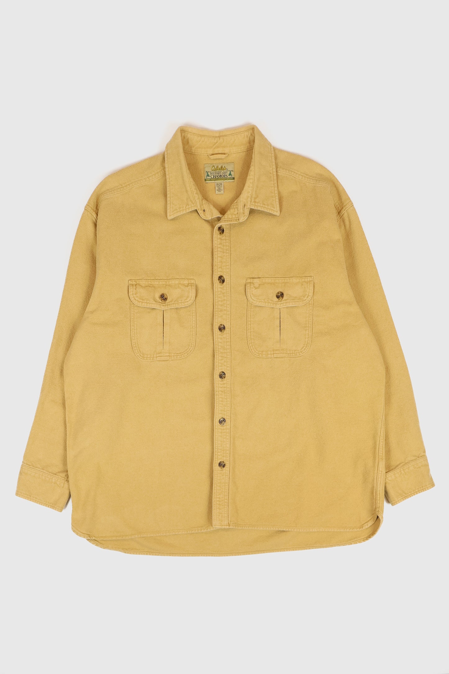 Vintage Cabelas Flannel Heavyweight Button-Down Shirt Image 0