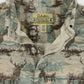 Vintage Buck Pattern Flannel Button-Down Shirt Image 2