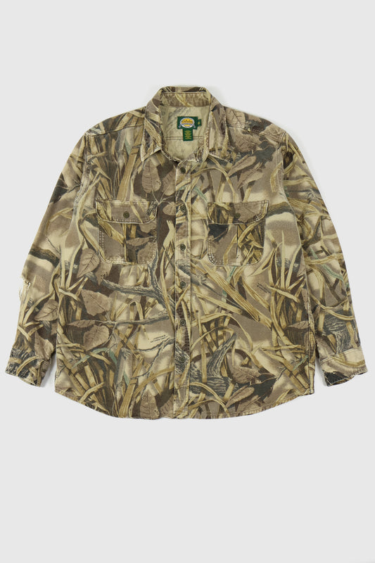 Vintage Heavyweight Real Tree Camo Button-Down Shirt