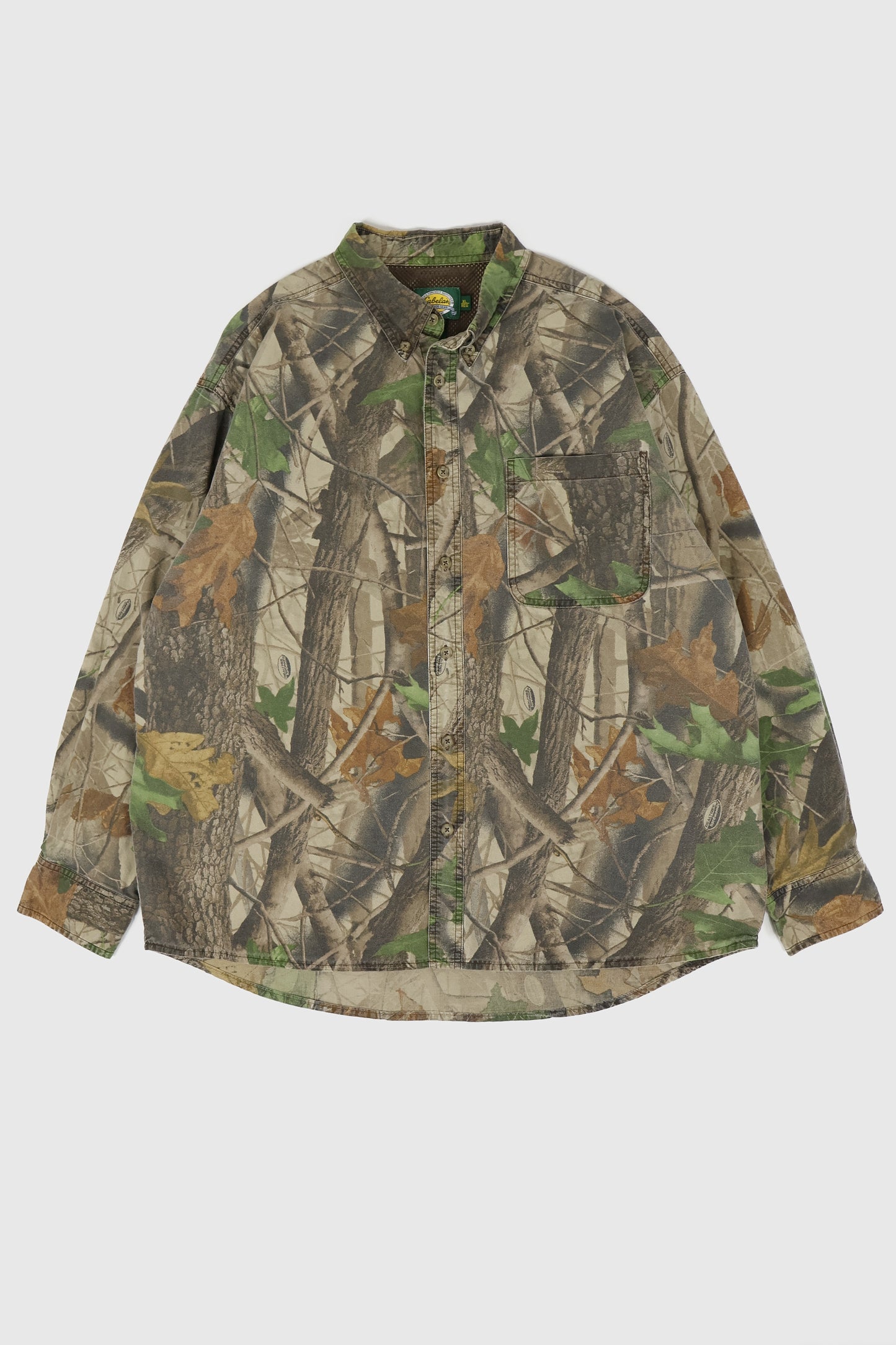 Vintage Real Tree Camo Button-Down Shirt