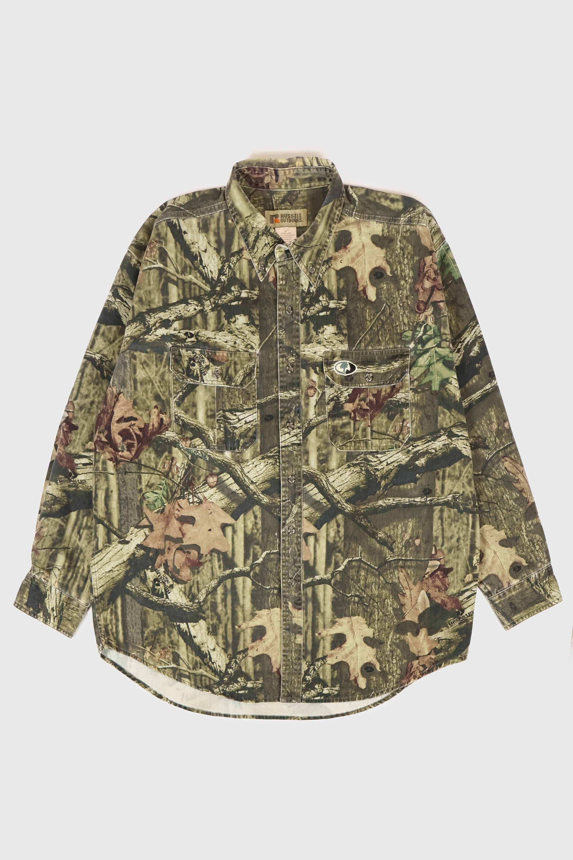 Vintage Real Tree Camo Button-Down Shirt Image 0