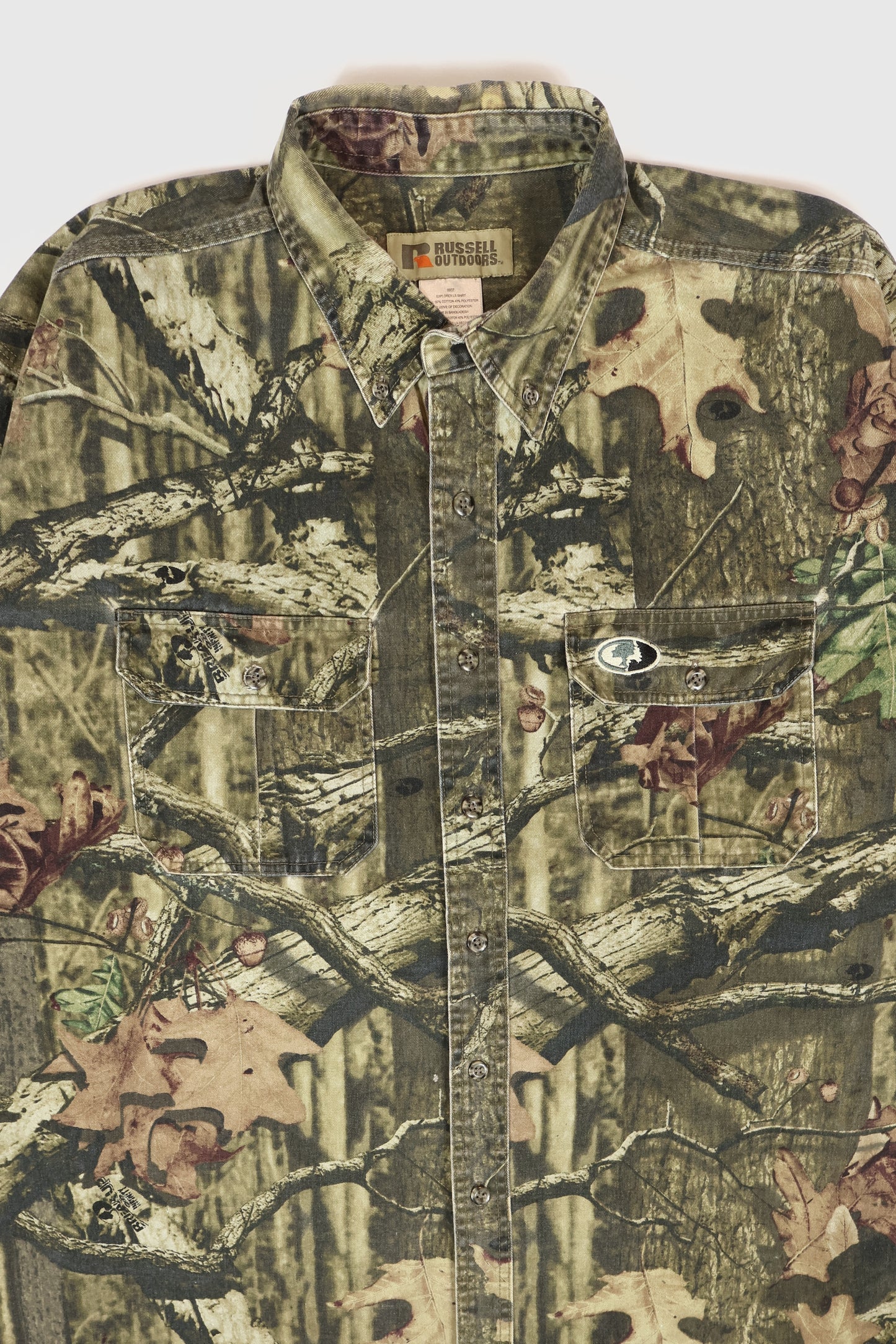 Vintage Real Tree Camo Button-Down Shirt Image 1