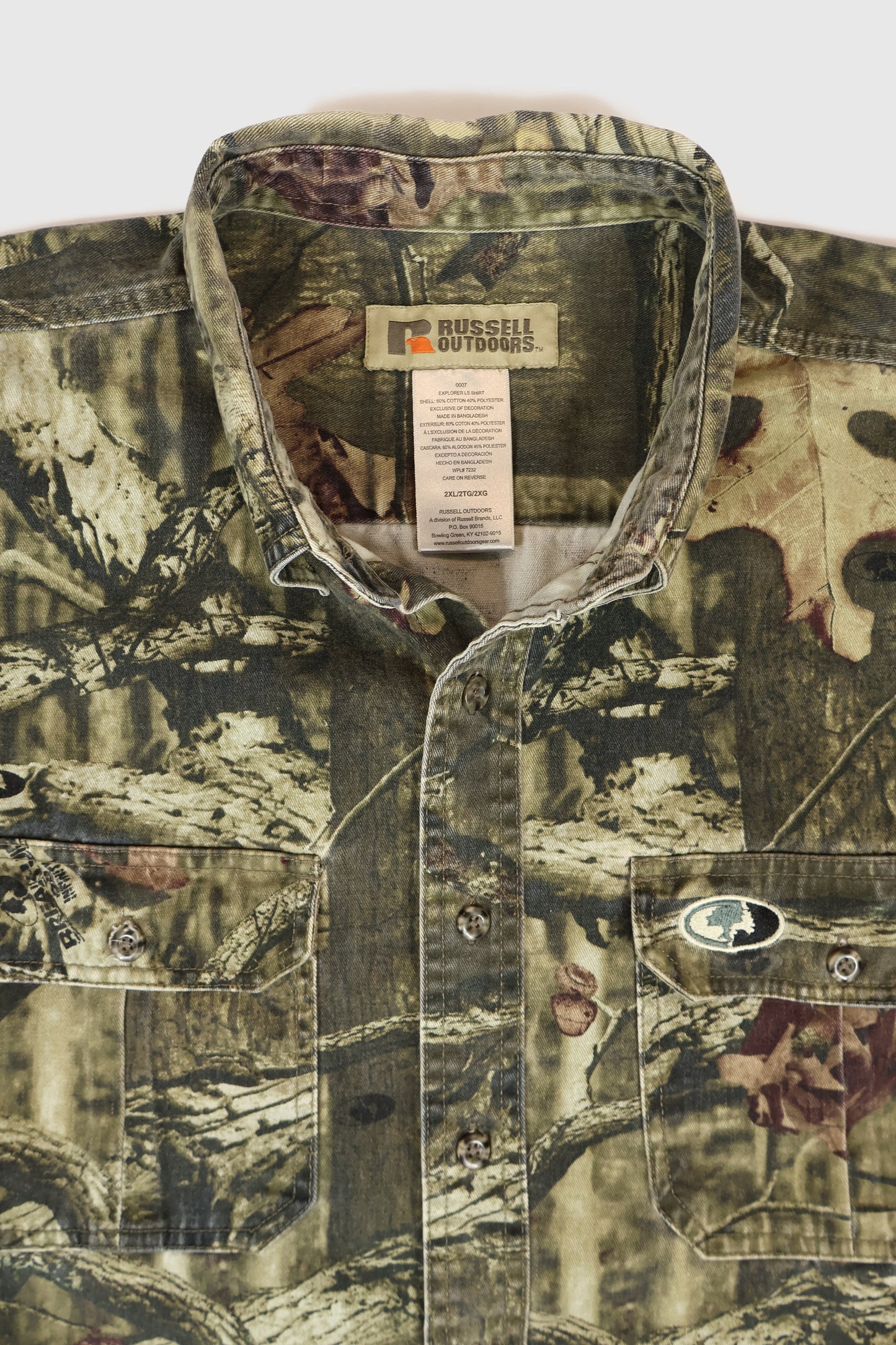Vintage Real Tree Camo Button-Down Shirt Image 2