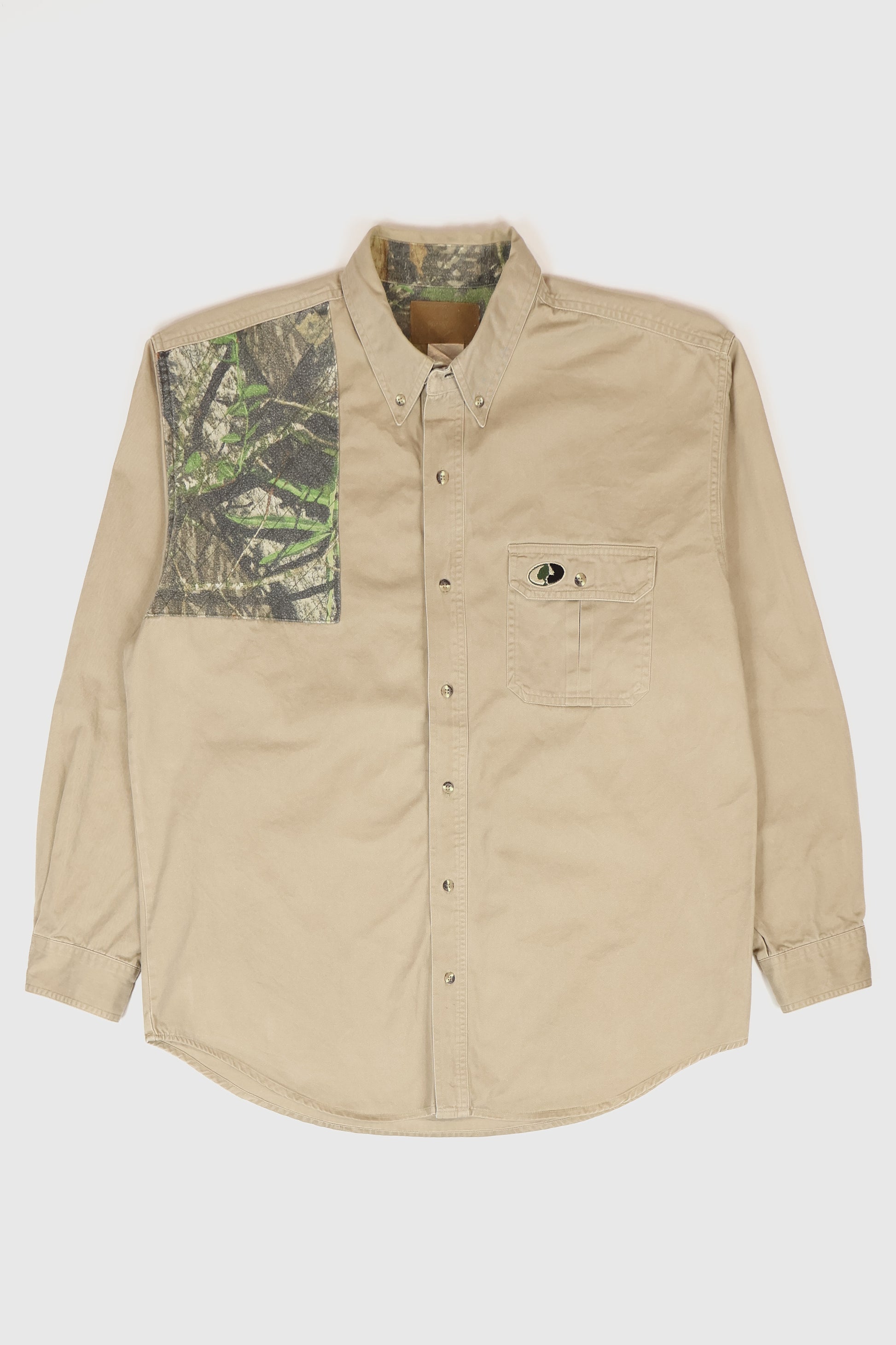 Vintage Real Tree Camo Button-Down Shirt Image 0