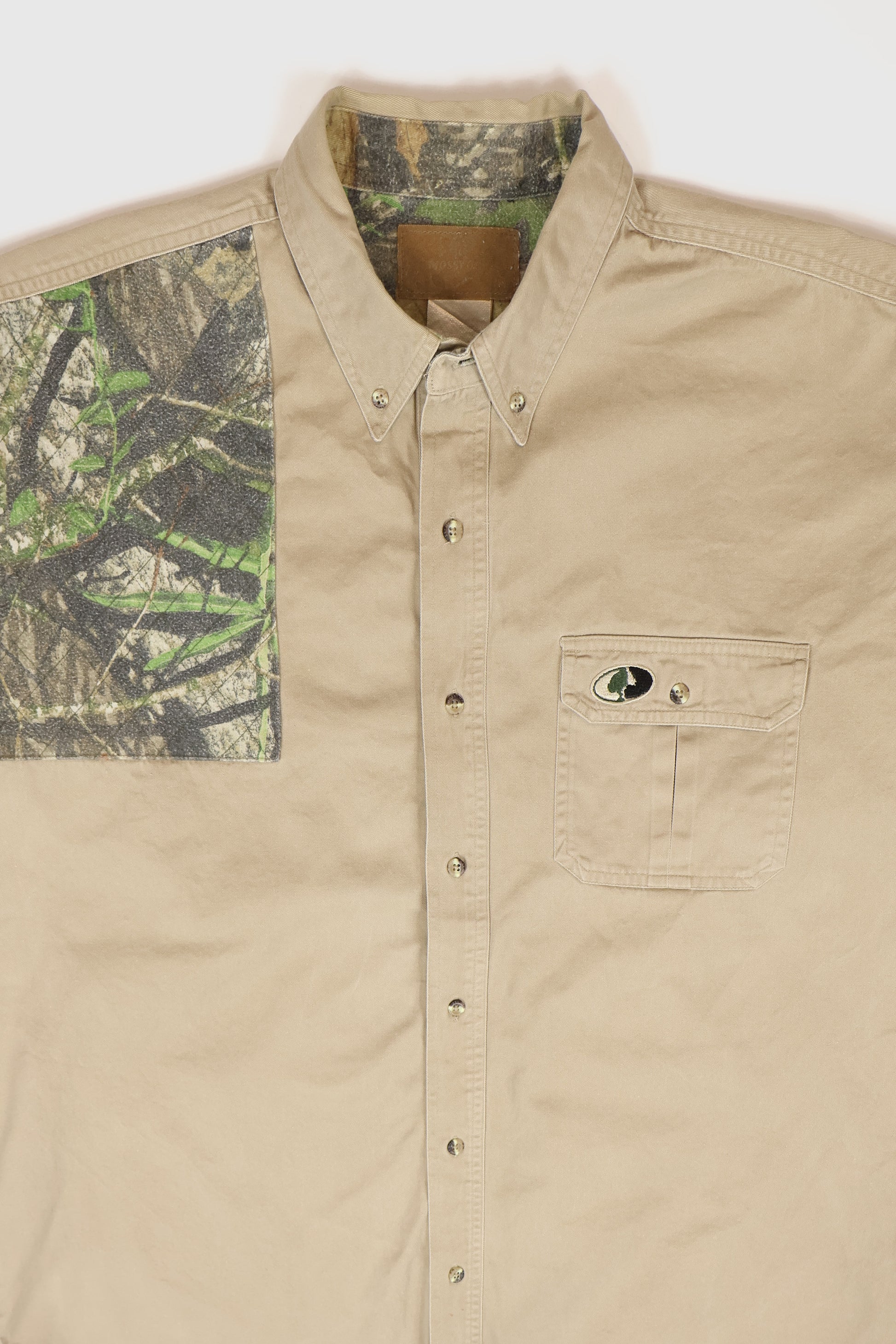 Vintage Real Tree Camo Button-Down Shirt Image 1