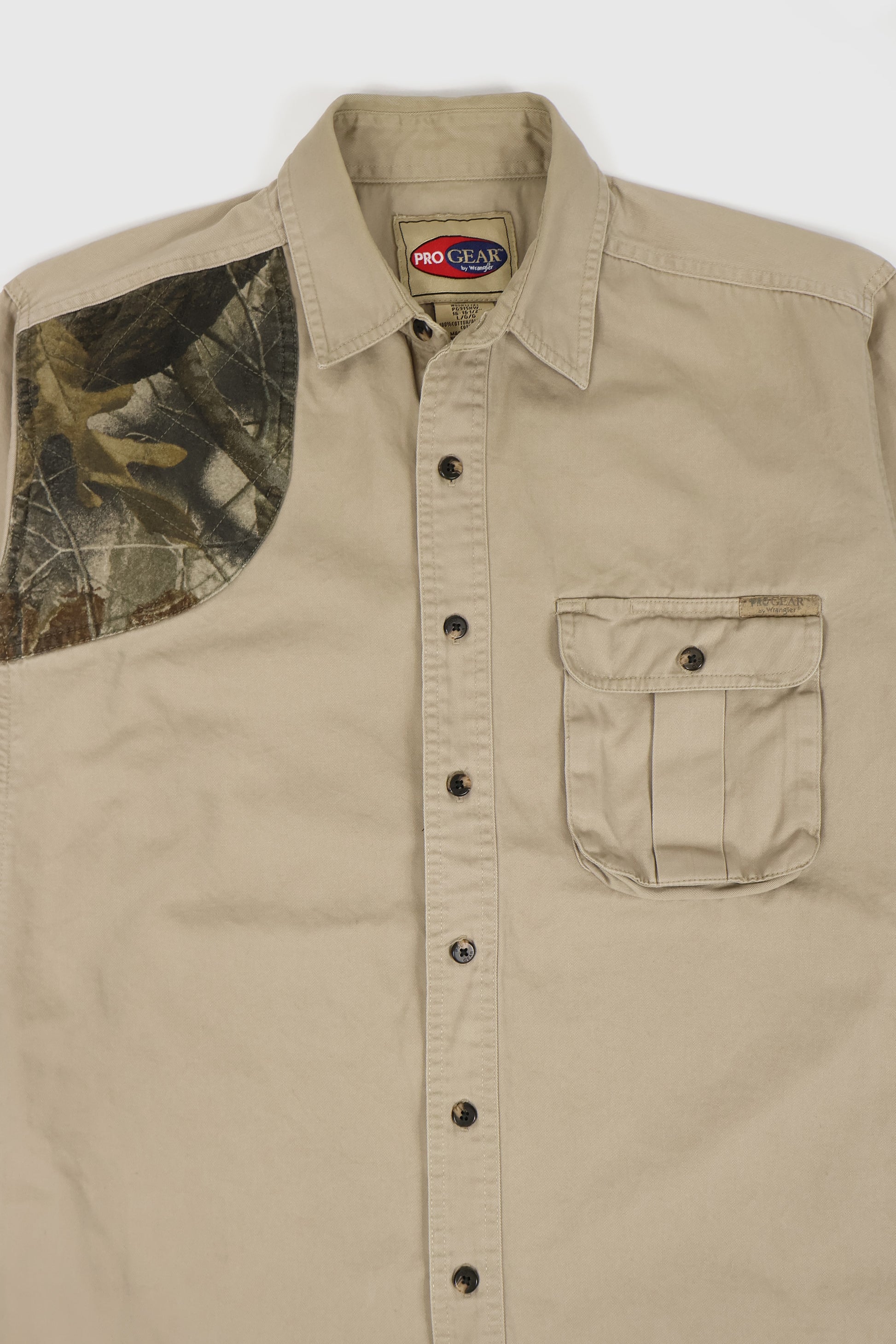 Vintage Camo Button-Down Shirt Image 1